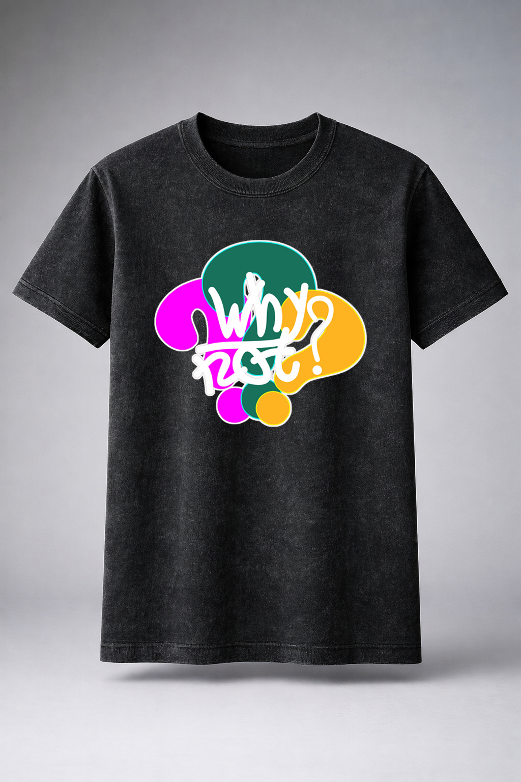 Premium Acid Wash T-Shirt Fun printed T shirt (Unisex)