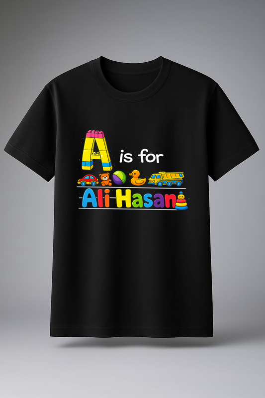 Kid Custom Name T shirt Boy
