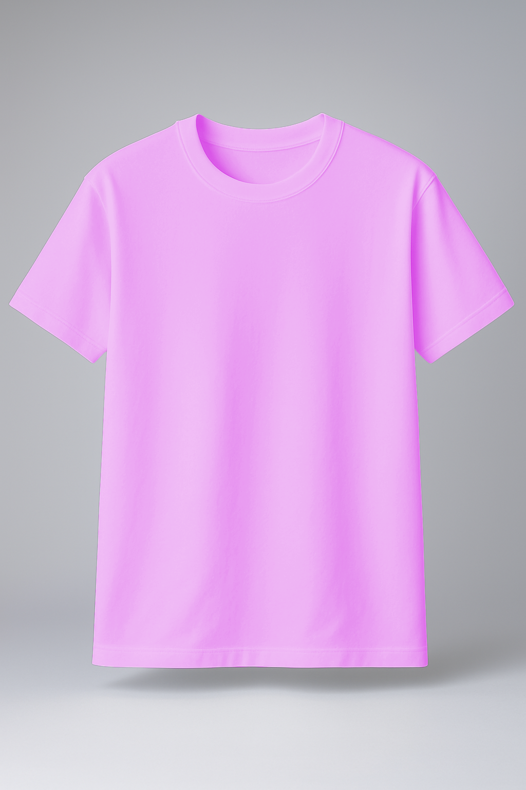 T-Shirt Half Sleeve Baby Pink Tees Graphic Printed Retro
