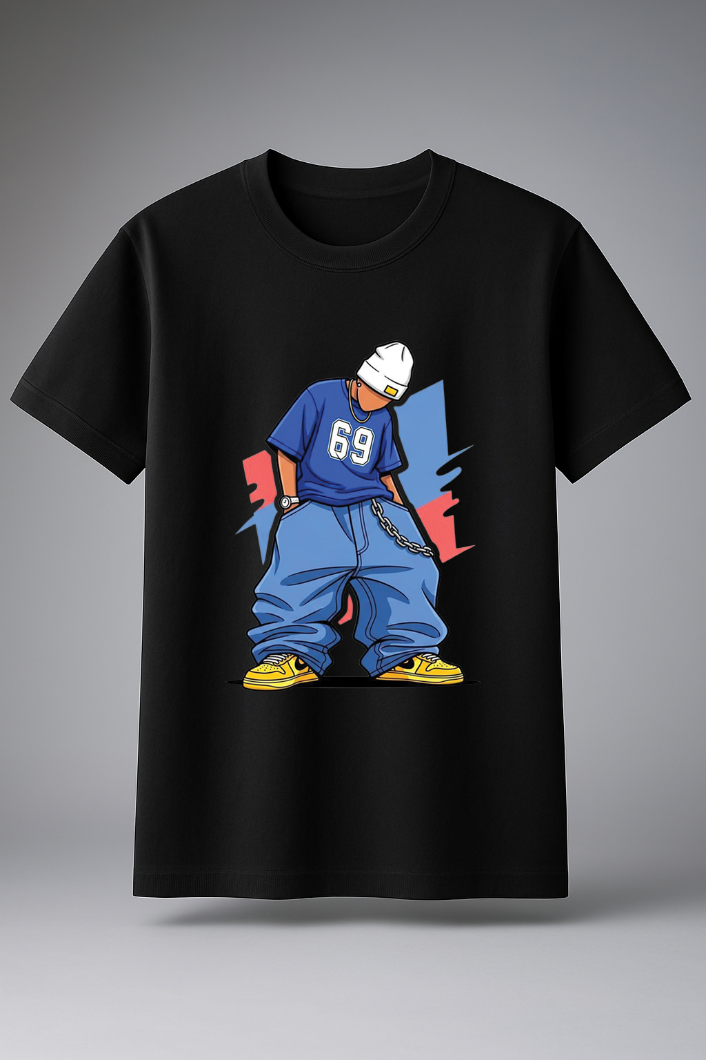 Downtown Swagger Graphic Tee Black