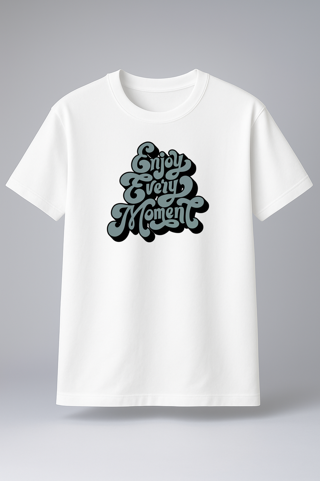 T-Shirt Half Sleeve White Tees Street style Printed White