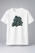 T-Shirt Half Sleeve White Tees Street style Printed White