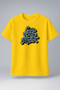 T-Shirt Half Sleeve Yellow Tees Street style Printed Mustard Yellow