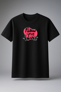T-Shirt Half Sleeve Black Tees Graphic Minimal Black