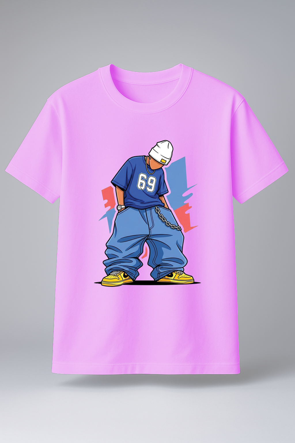 Downtown Swagger Graphic Tee Baby Pink