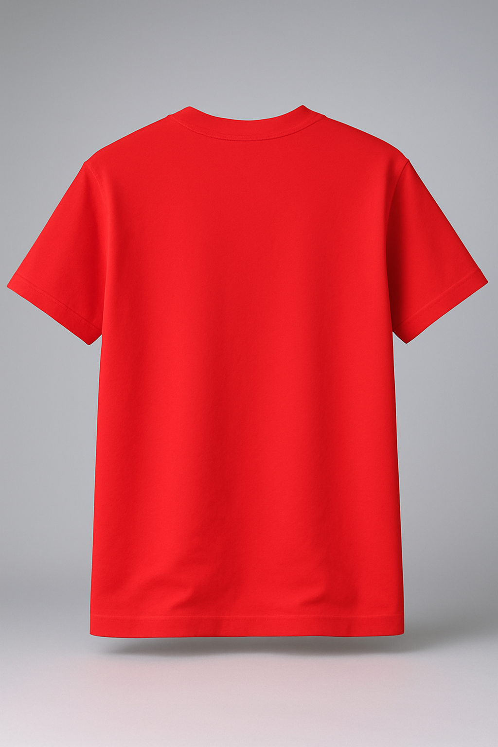 T-Shirt Half Sleeve Red Tees Graphic Printed Retro
