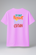T-Shirt Half Sleeve Baby Pink Tees Graphic Printed Retro Baby Pink