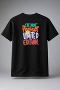T-Shirt Half Sleeve Black Tees Graphic Printed Retro Black