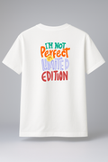 T-Shirt Half Sleeve White Tees Graphic Printed Retro White