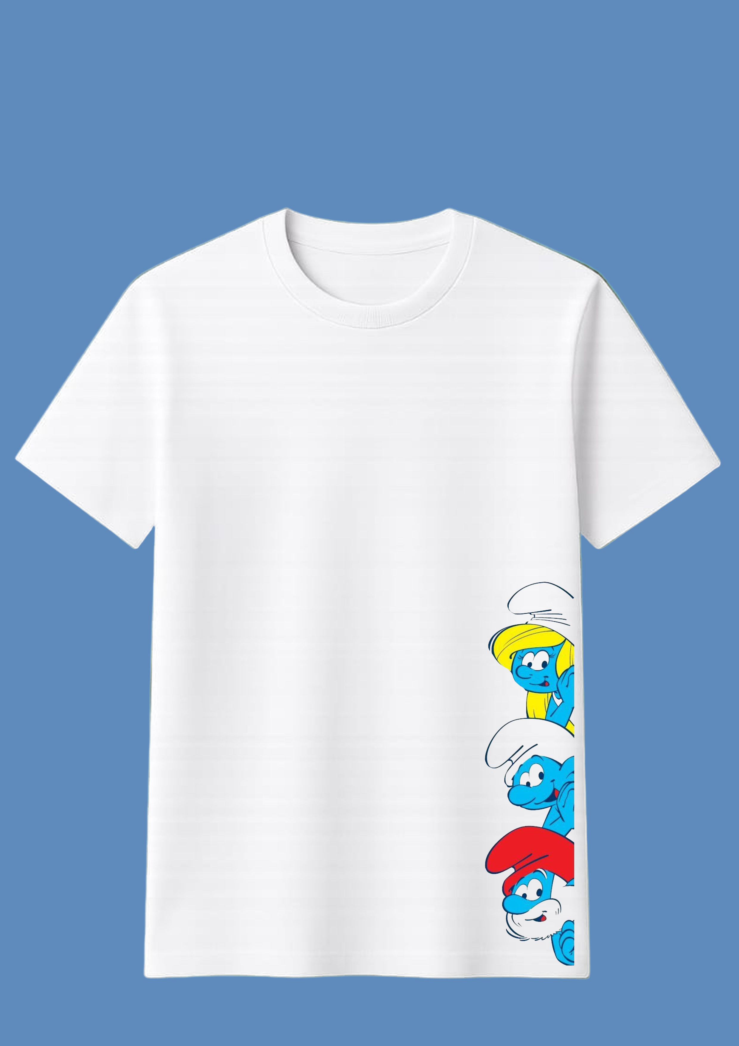 💙 Smurfs Printed Kids T-Shirt half sleeve