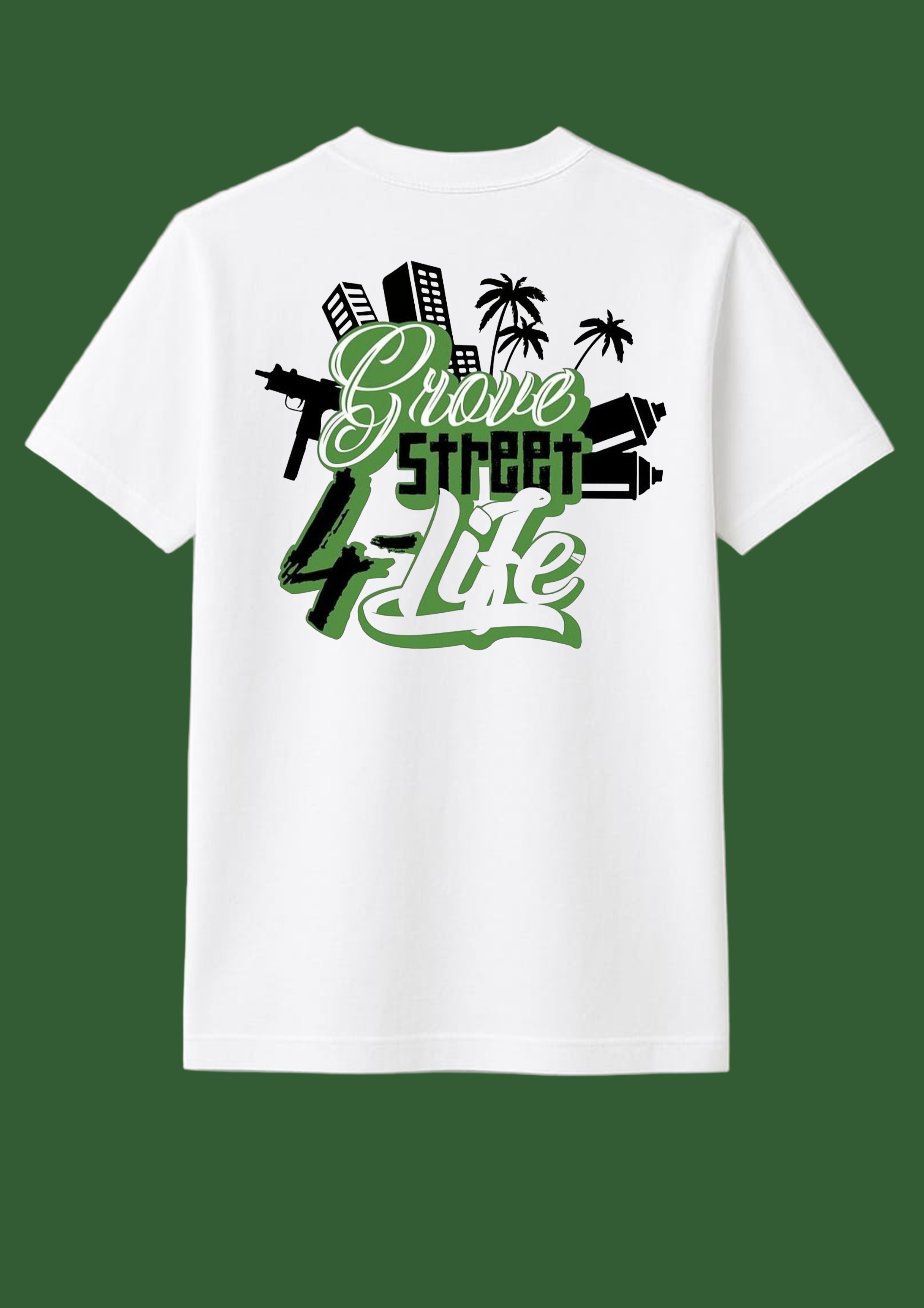 San Andreas printed T shirt half sleeve.