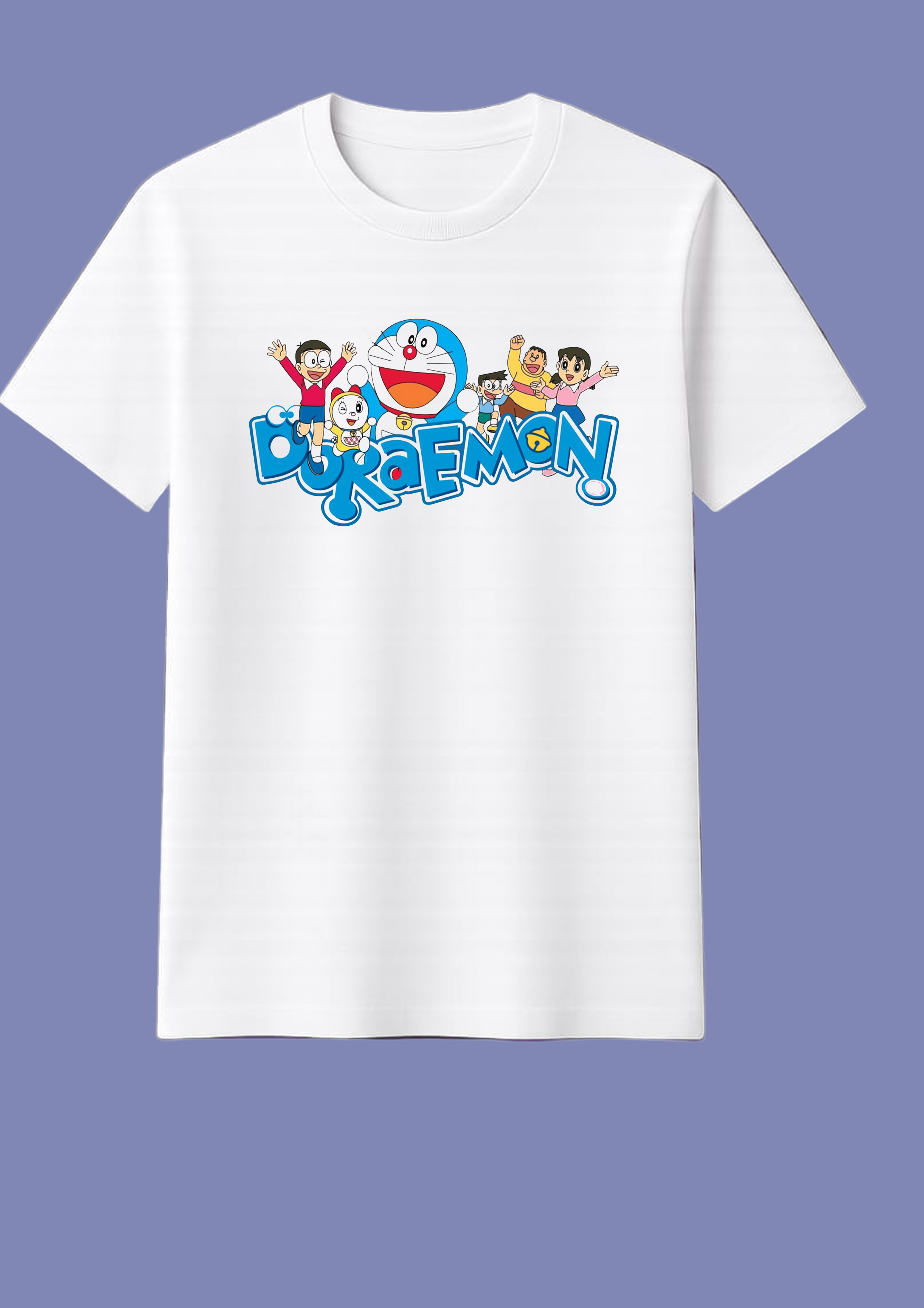 Doremon Printed T shirt Half Sleeve