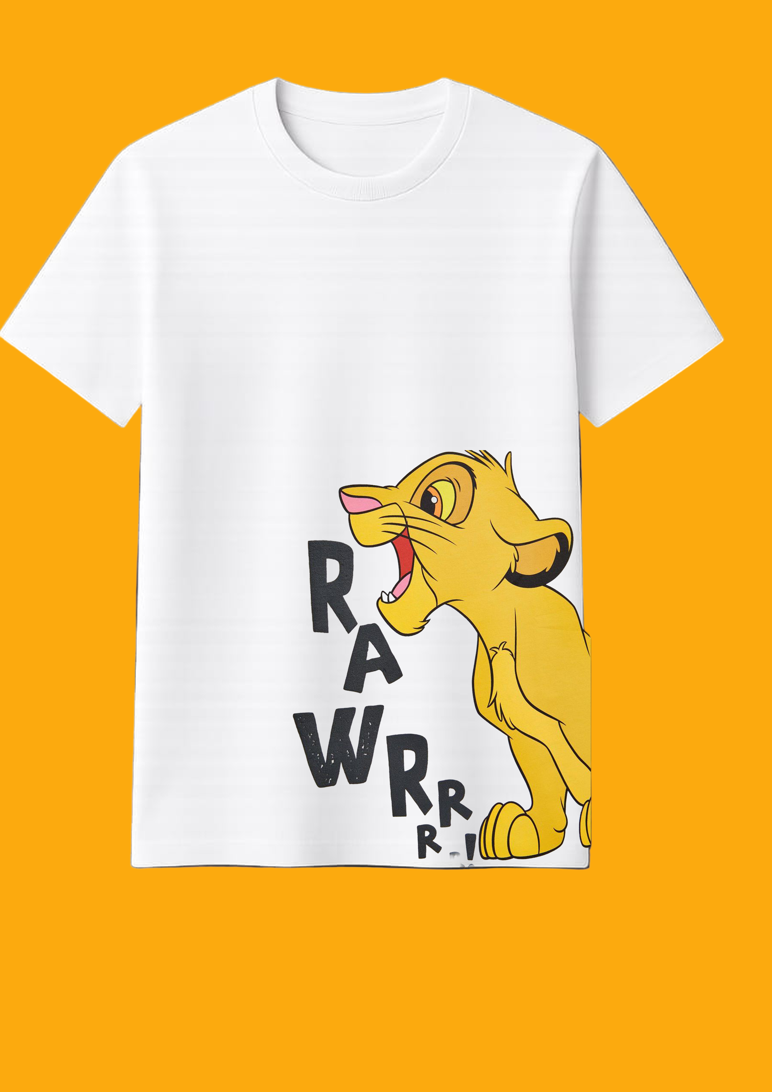 🦁Half sleeve Simba Printed COOL  T-Shirt