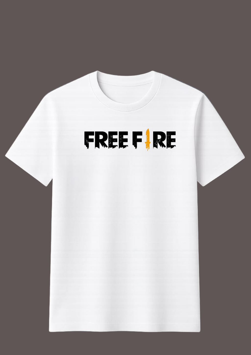 Free Fire printed Half sleeve T shirt