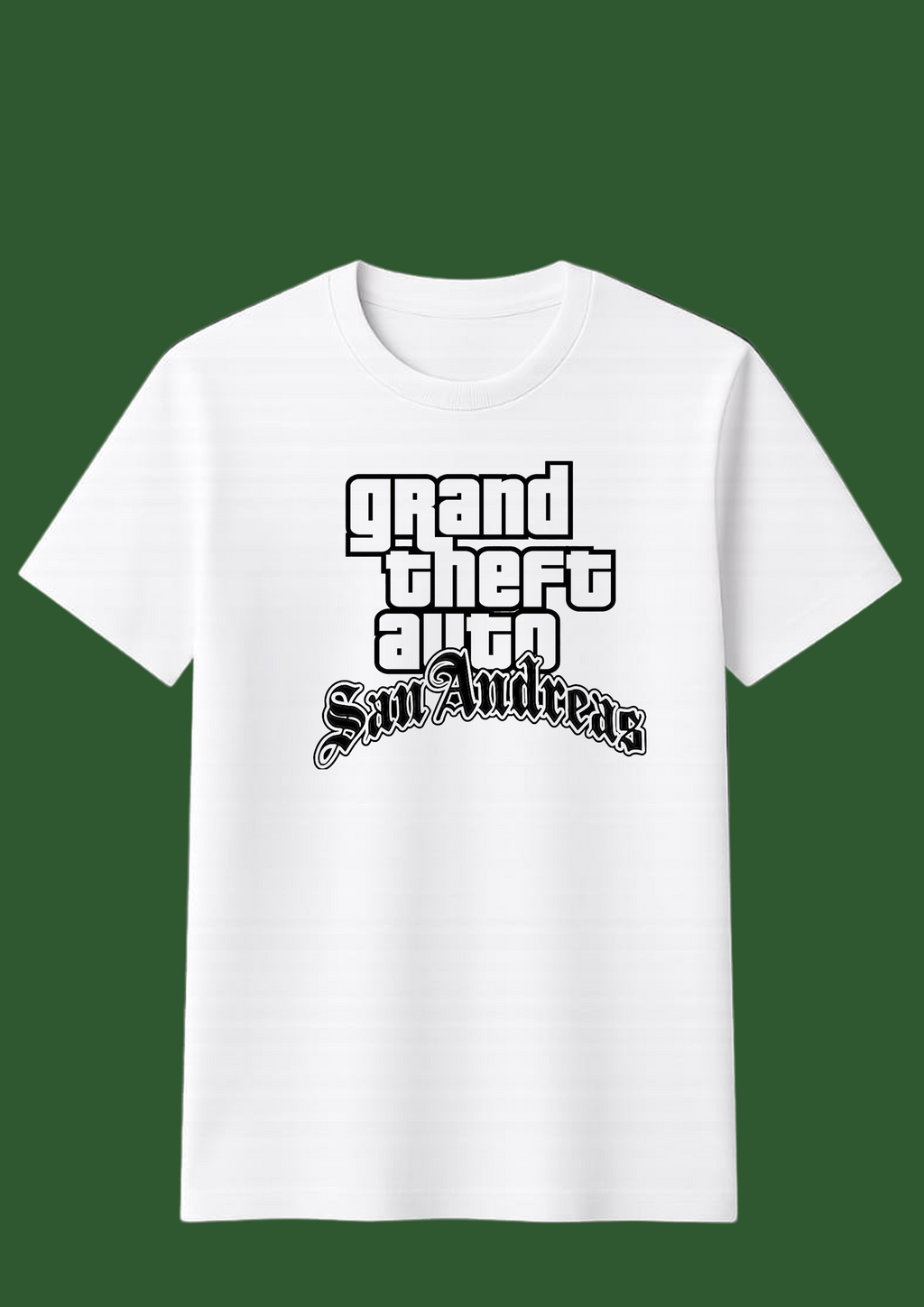 San Andreas printed T shirt half sleeve.
