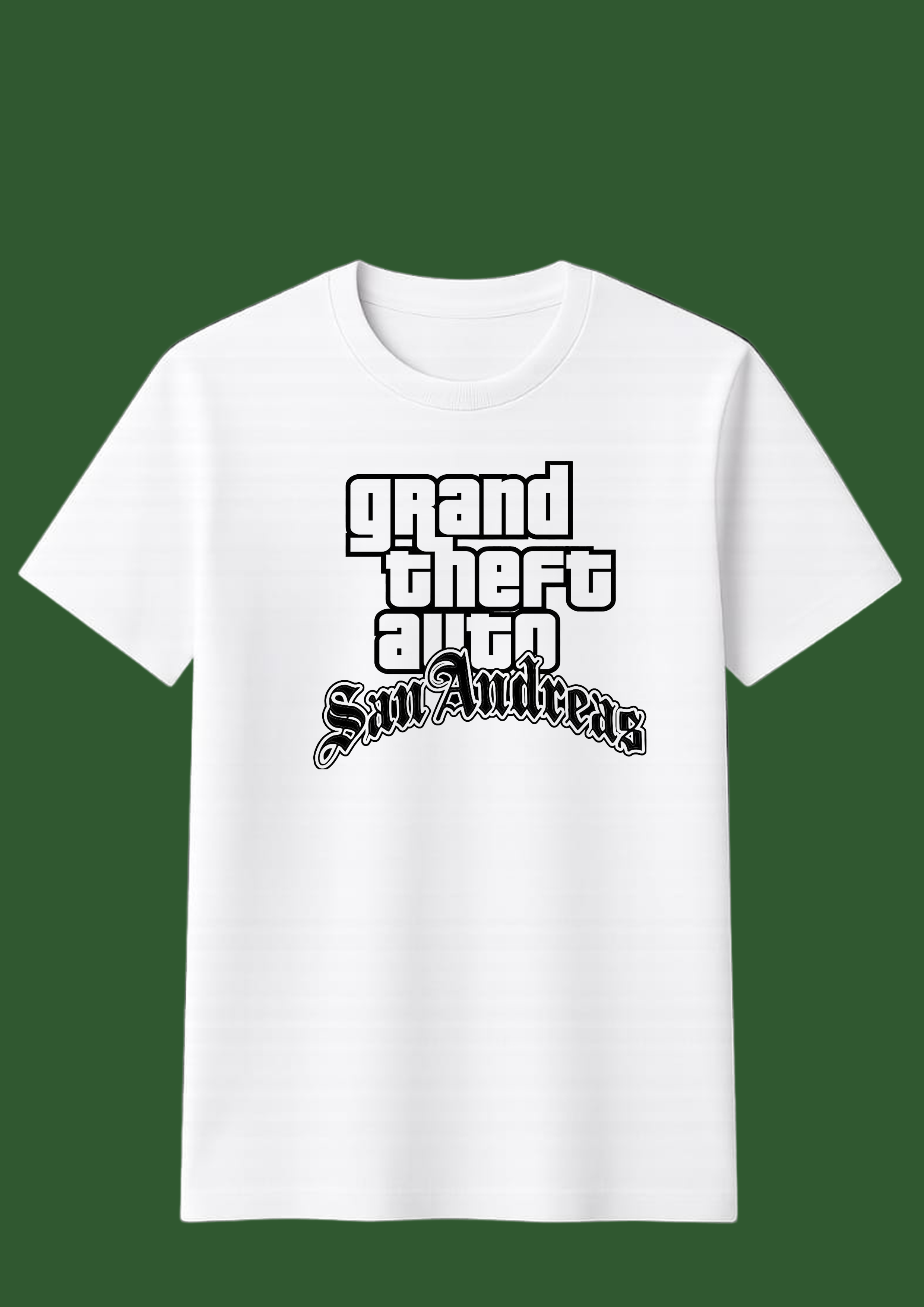 San Andreas printed T shirt half sleeve.