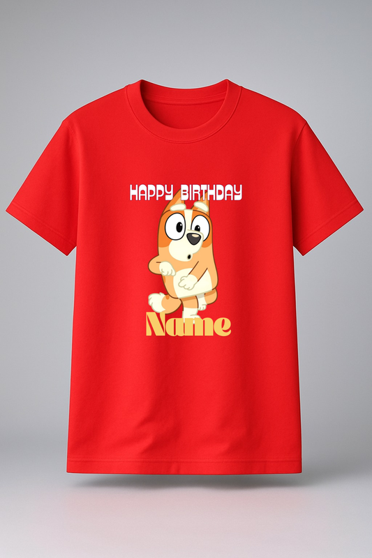 birthday dance kids Red T shirt