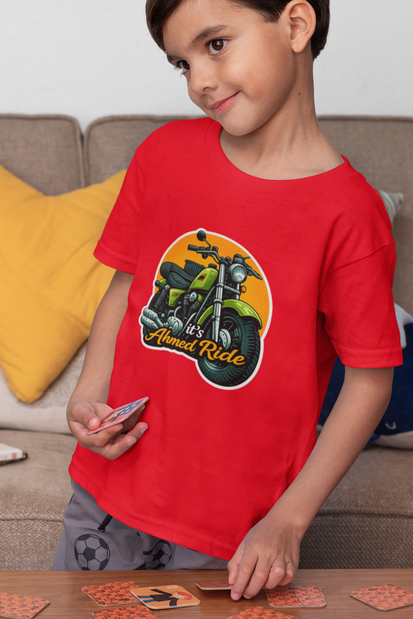 Personalized Bike Name T-Shirt for Kids