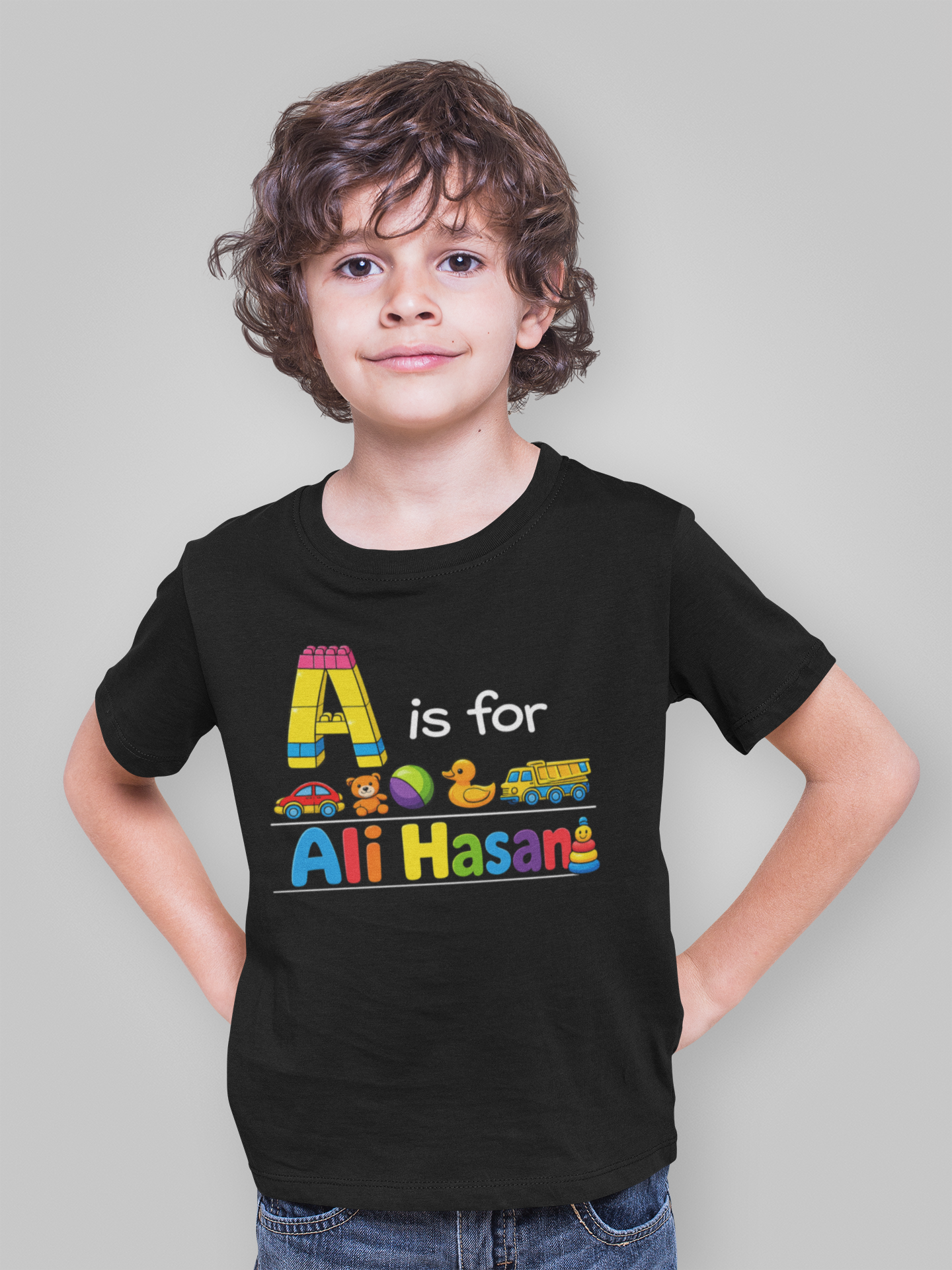 Kid Custom Name T shirt Boy
